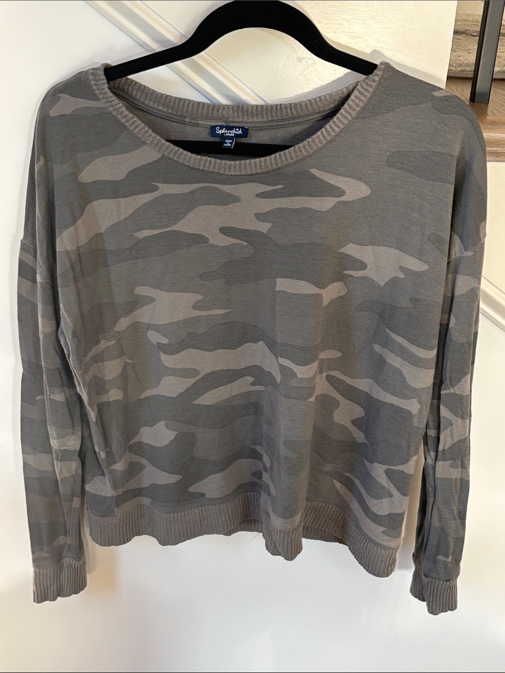 Splendid l Camo Crewneck